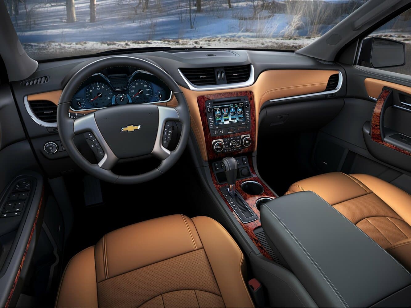Chevrolet, Traverse, I Рестайлинг, 2012, фото 3